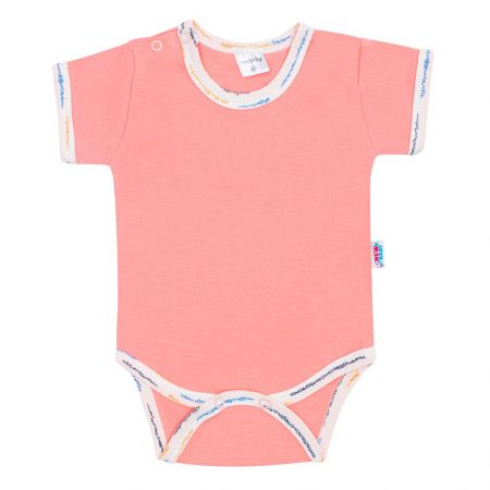 Kojenecké bavlněné body s krátkým rukávem New Baby Summertime holka 56 (0-3m)