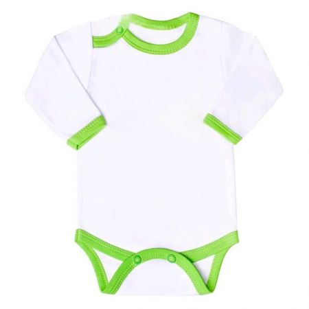 Kojenecké body New Baby s zeleným lemem 62 (3-6m)