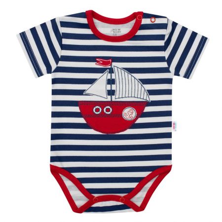 Klučičí body s krátkým rukávem New Baby Marine 62 (3-6m)