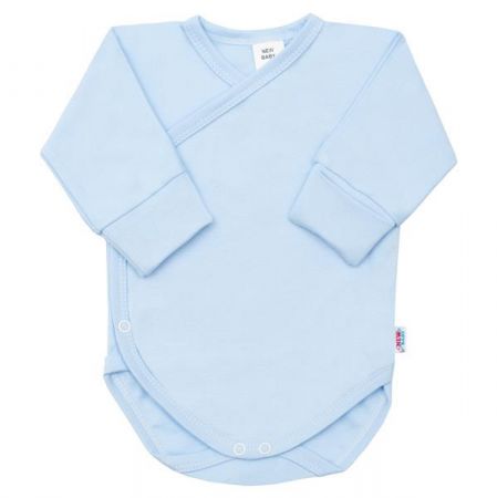 Kojenecké body s bočním zapínáním New Baby modré 62 (3-6m)