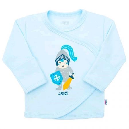 Kojenecká bavlněná košilka New Baby Malý rytíř 62 (3-6m)