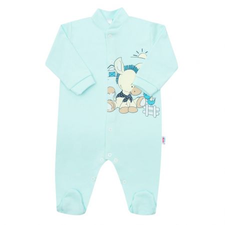 Kojenecký overal New Baby Donkey tyrkysový 50