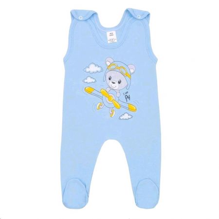 Kojenecké dupačky New Baby Teddy pilot modré 86 (12-18m)