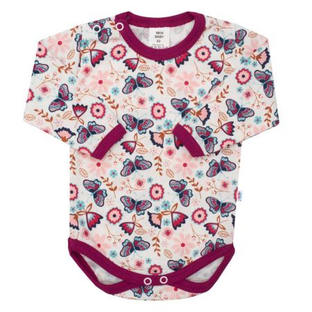 Kojenecké bavlněné body New Baby Little Girl 80 (9-12m)