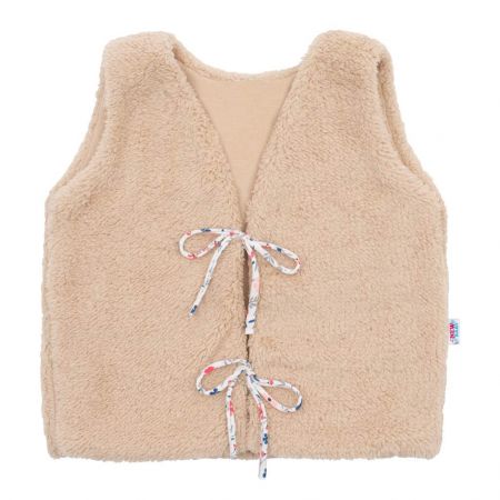 Dívčí bavlněná chlupatá vesta New Baby For Girls 92 (18-24m)