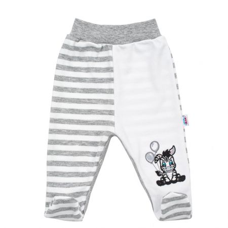 Kojenecké bavlněné polodupačky New Baby Zebra exclusive 56 (0-3m)