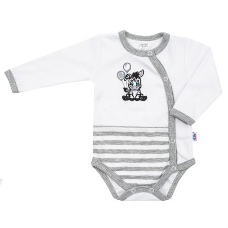Kojenecké bavlněné celorozepínací body New Baby Zebra exclusive 62 (3-6m)