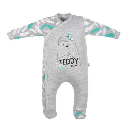 Kojenecký bavlněný overal New Baby Wild Teddy 86 (12-18m)