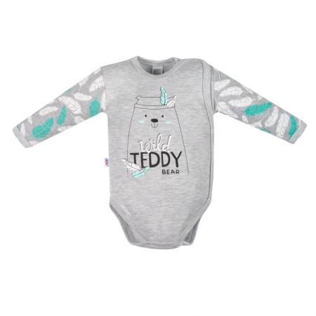 Kojenecké body s bočním zapínáním New Baby Wild Teddy 62 (3-6m)