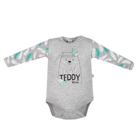 Kojenecké body s dlouhým rukávem New Baby Wild Teddy 80 (9-12m)