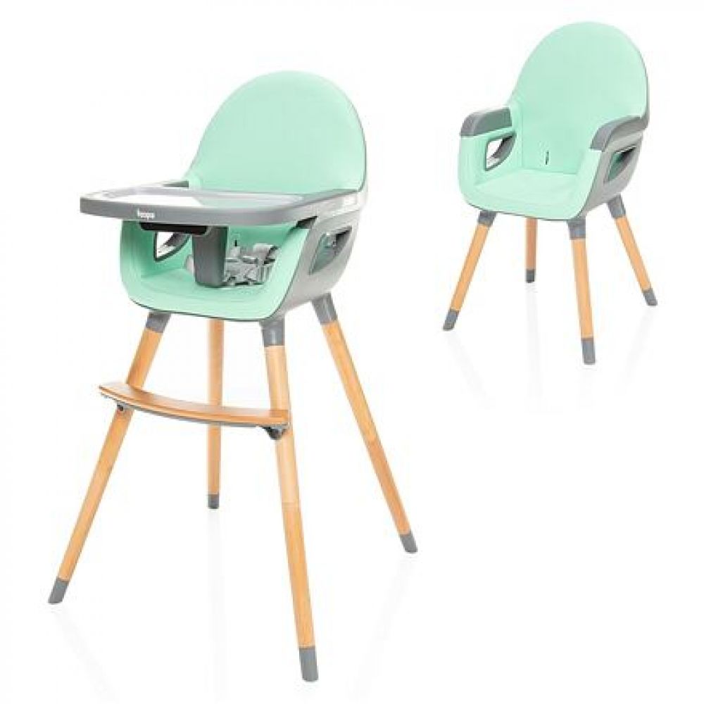 Zopa jídelní židlička Dolce 2 Ice green/grey