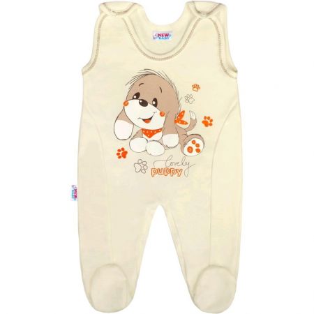 NEW BABY Kojenecké dupačky Pejsek 56 (0-3m)