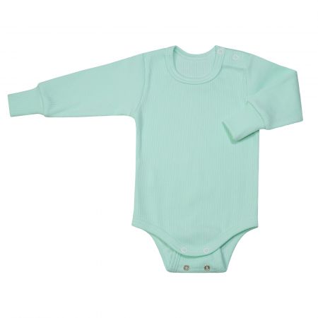 ESITO Rostoucí body žebrované Color vel. 56 - 92 - 74 - 80 / mintová