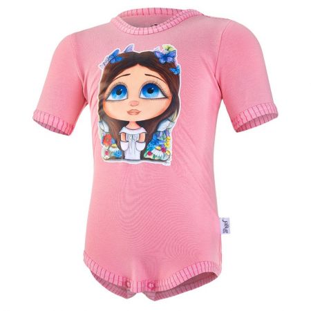 Little Angel Body tenké KR DEBRA Outlast® - starorůžová/Kukadlinka Velikost: 80