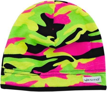 ESITO Dětská čepice Maskáč neonka - 32 / maskáč neonka
