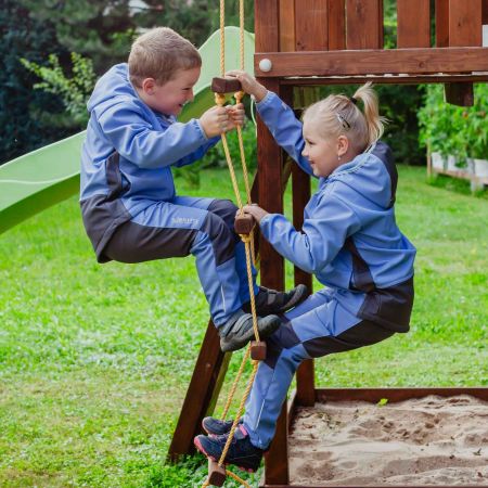 ESITO Dětské softshellové kalhoty DUO vel. 80 - 92 - 80 / modrá