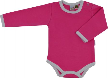 ESITO Bodyčko jednobarevné vel. 50 - sytá růžová / 50