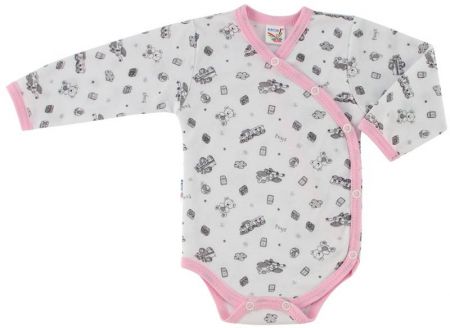 ESITO Bodyčko zavinovací Toys vel. 50 - 62 - růžová / 50