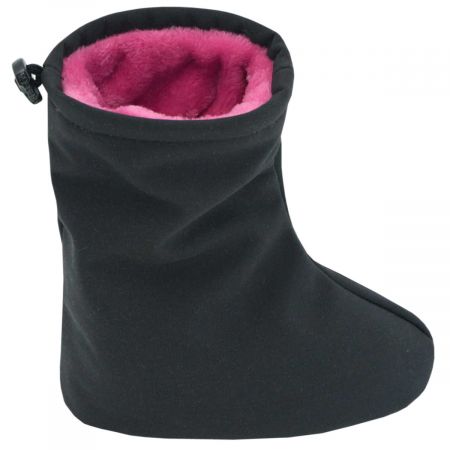 ESITO Capáčky softshell s chlupem černé - 2 ( 10 - 18 měsíců ) / černá / malinová