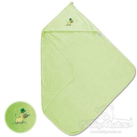 Osuška pro miminka MAXI Baby Matex 100x100cm zelená