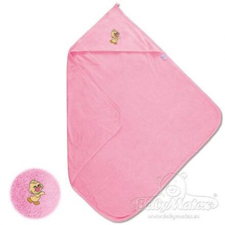 Osuška pro miminka MAXI Baby Matex 100x100cm růžová