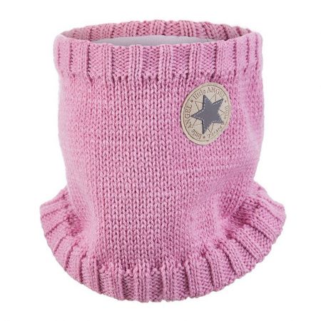 Little Angel Nákrčník pletený hladký LA Outlast ® - levandulová-logo Velikost: 3 | 42-44 cm
