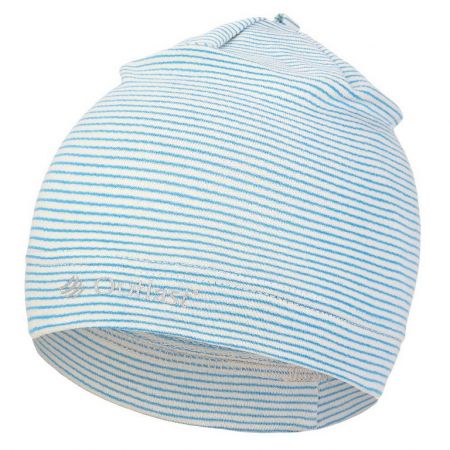 Little Angel Čepice smyk natahovací PRUH Outlast ® - pruh modrý Velikost: 2 | 39-41 cm