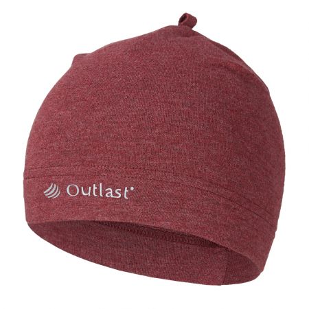 Little Angel Čepice smyk natahovací Outlast ® - bordó melír Velikost: 3 | 42-44 cm