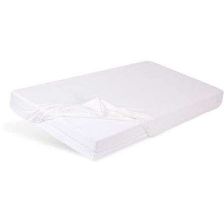 Bavlněné prostěradlo Baby Matex s gumou 120x60 cm bílé