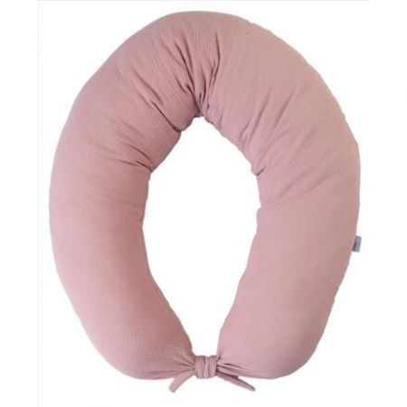 Kojicí polštář MOON mušelínový  Baby Matex 260cm růžový