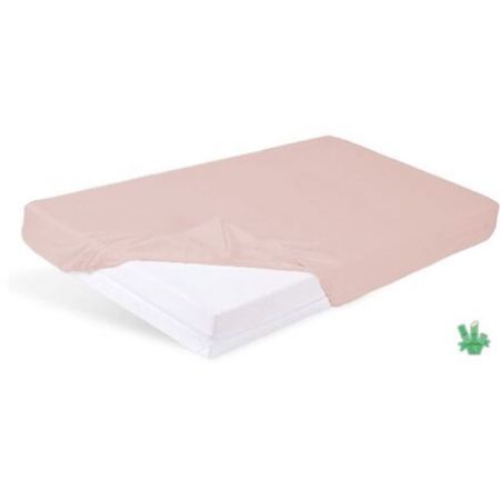 Prostěradlo bambusové s gumou Baby Matex  60x120cm růžové