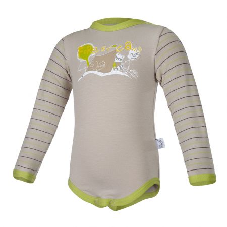 Little Angel Body smyk DR Outlast® - sv.hnědá/pruh sv.hnědý Velikost: 62