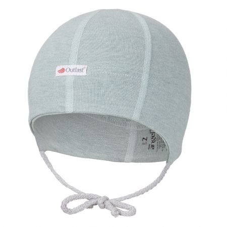 Little Angel Čepice smyk zavazovací plochý šev Outlast® - lišejník melír Velikost: 2 | 39-41 cm