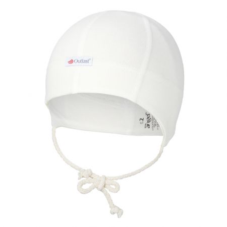 Little Angel Čepice smyk zavazovací plochý šev Outlast® - smetanová Velikost: 2 | 39-41 cm