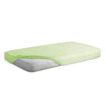 Nepropustné prostěradlo Baby Matex froté 120x60 cm světle zelené