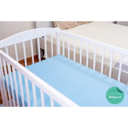 Nepropustné prostěradlo Baby Matex froté 120x60 cm světle modré