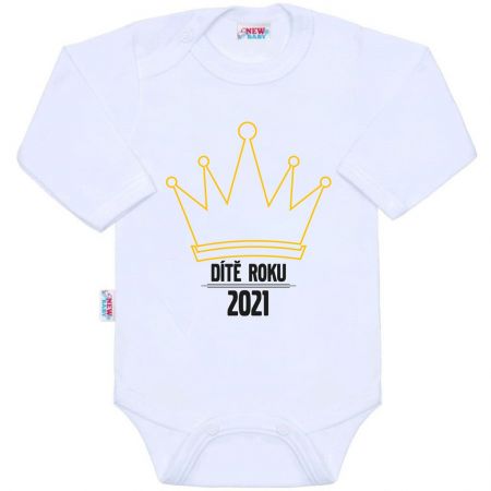 Body s potiskem New Baby Dítě roku 2021 86 (12-18m)