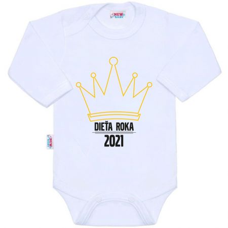 Body s potiskem New Baby Dieťa roka 2021 50