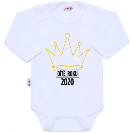 Body s potiskem New Baby Dítě roku 2020 50