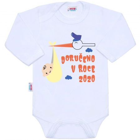 Body s potiskem New Baby Doručeno v roce 2020 68 (4-6m)