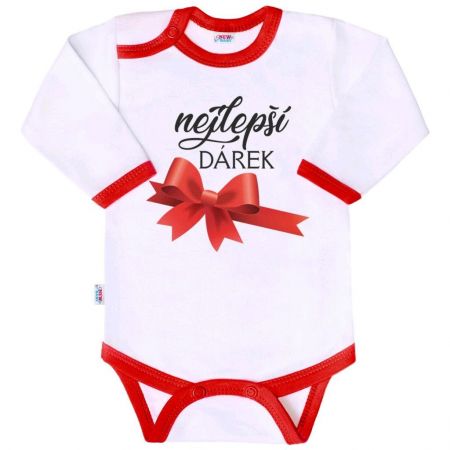 Body s potiskem New Baby nejlepší DÁREK 86 (12-18m)
