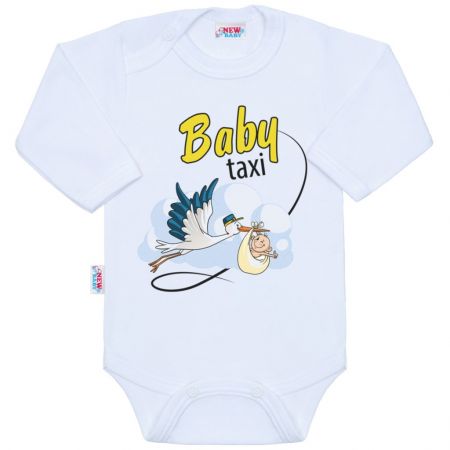 Body s potiskem New Baby Baby taxi 56 (0-3m)