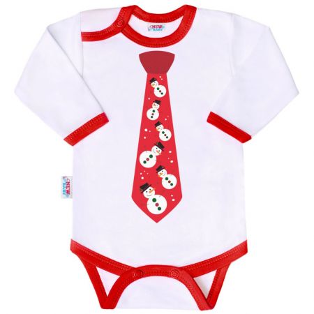 Body s potiskem New Baby s kravatou 86 (12-18m)