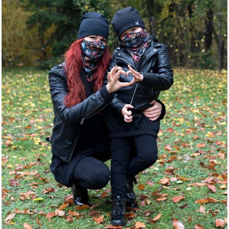 ESITO Multifunkční nákrčník Katya - 2 / černá Barva: černá, Velikost: 1 ESTUNUNISTRKTY1