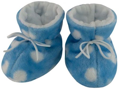 ESITO Kojenecké botičky Minky Méďa puntík - 1. ( 2 - 5 měs.) / puntík modrá Barva: puntík modrá, Velikost: 1. ( 2 - 5 měs.) ESKOJBOTMINM1PUM