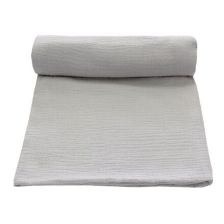 Zavinovací deka mušelínová Emitex 120x120cm světle šedá