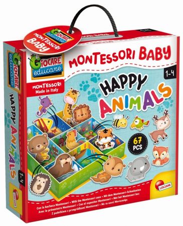 LISCIANIGIOCH - Montessori Baby Krabička - Zvířátka