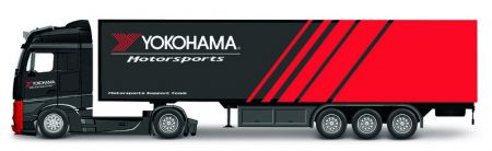 BBURAGO - 1:43 MB Actros Gigaspace / Trailer - Yokohama