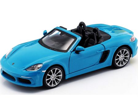 BBURAGO - 1:24 Plus Porsche 718 Boxster Blue