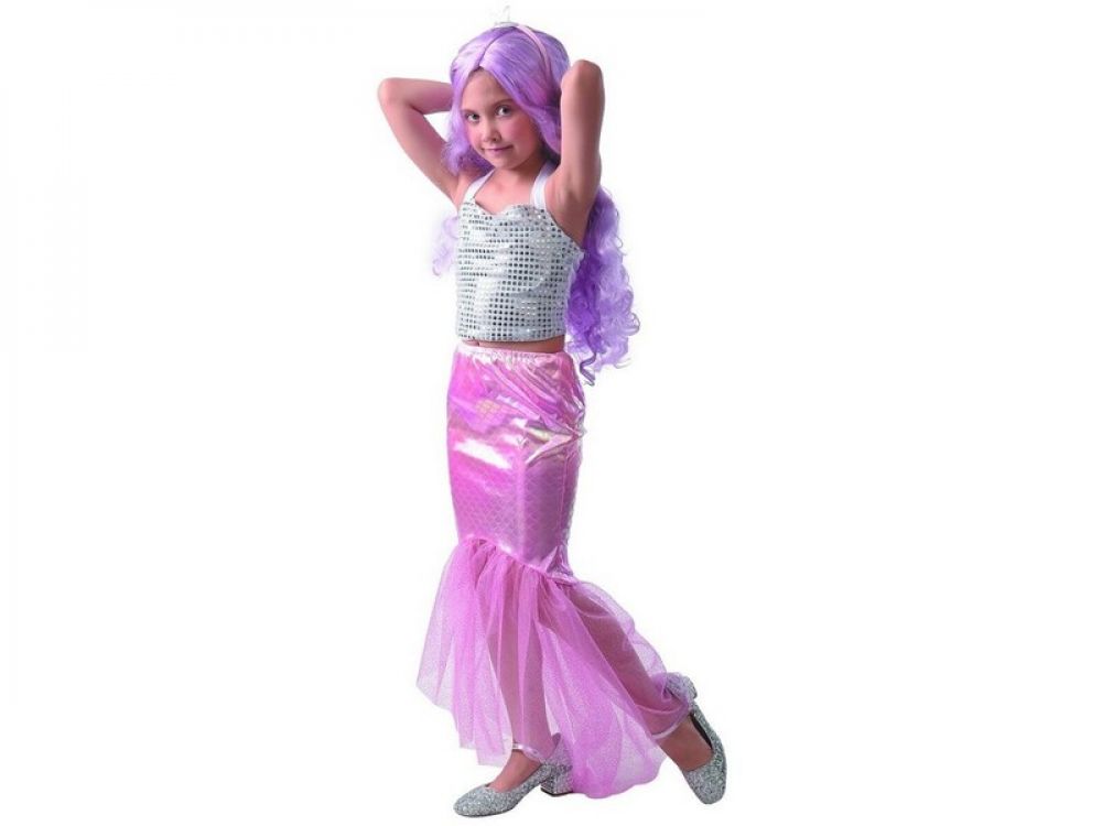 MADE - Šaty na karneval - mořská panna, 130 - 140 cm